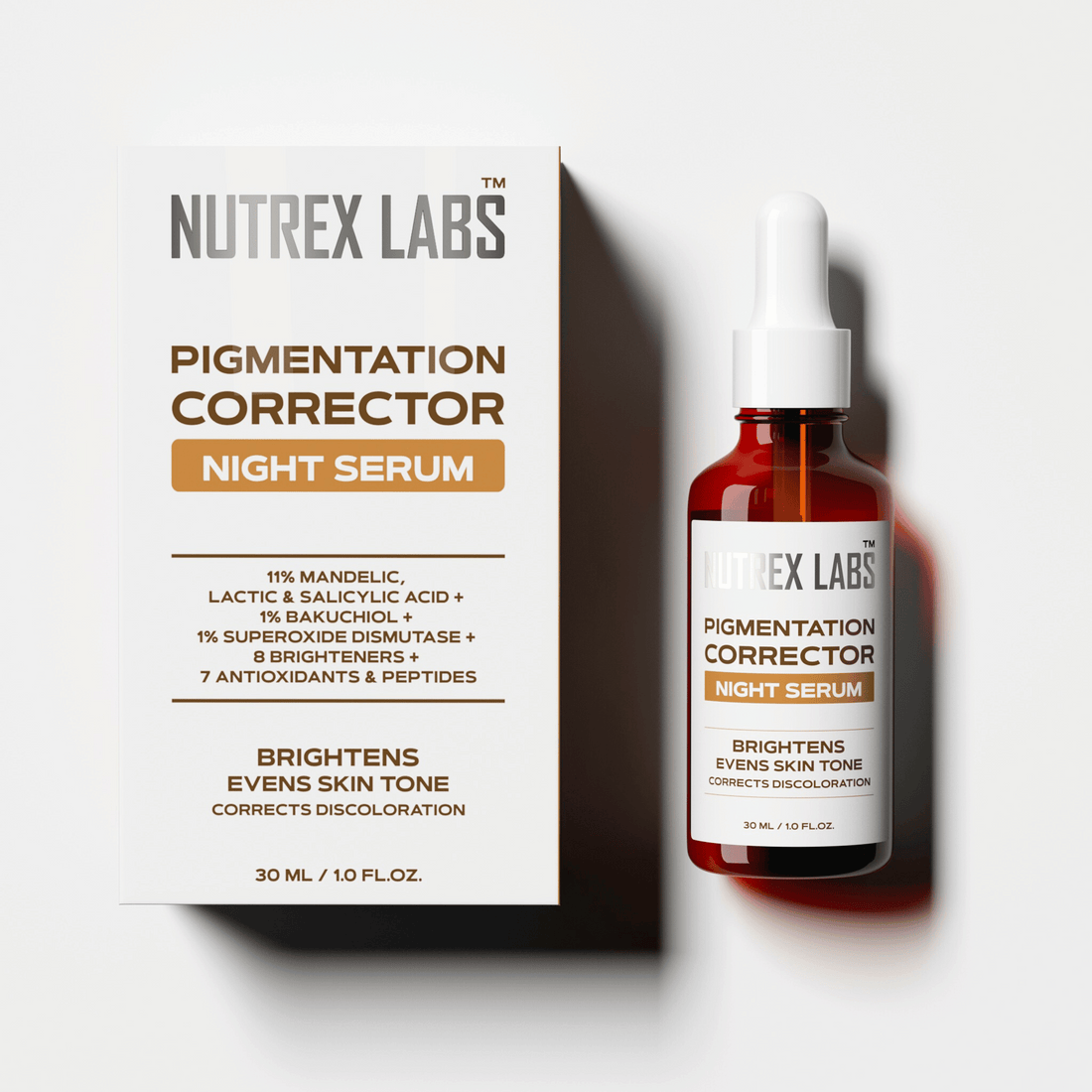 Nutrax Lab Bright & Clear Duo – Niacinamide + Pigmentation Corrector