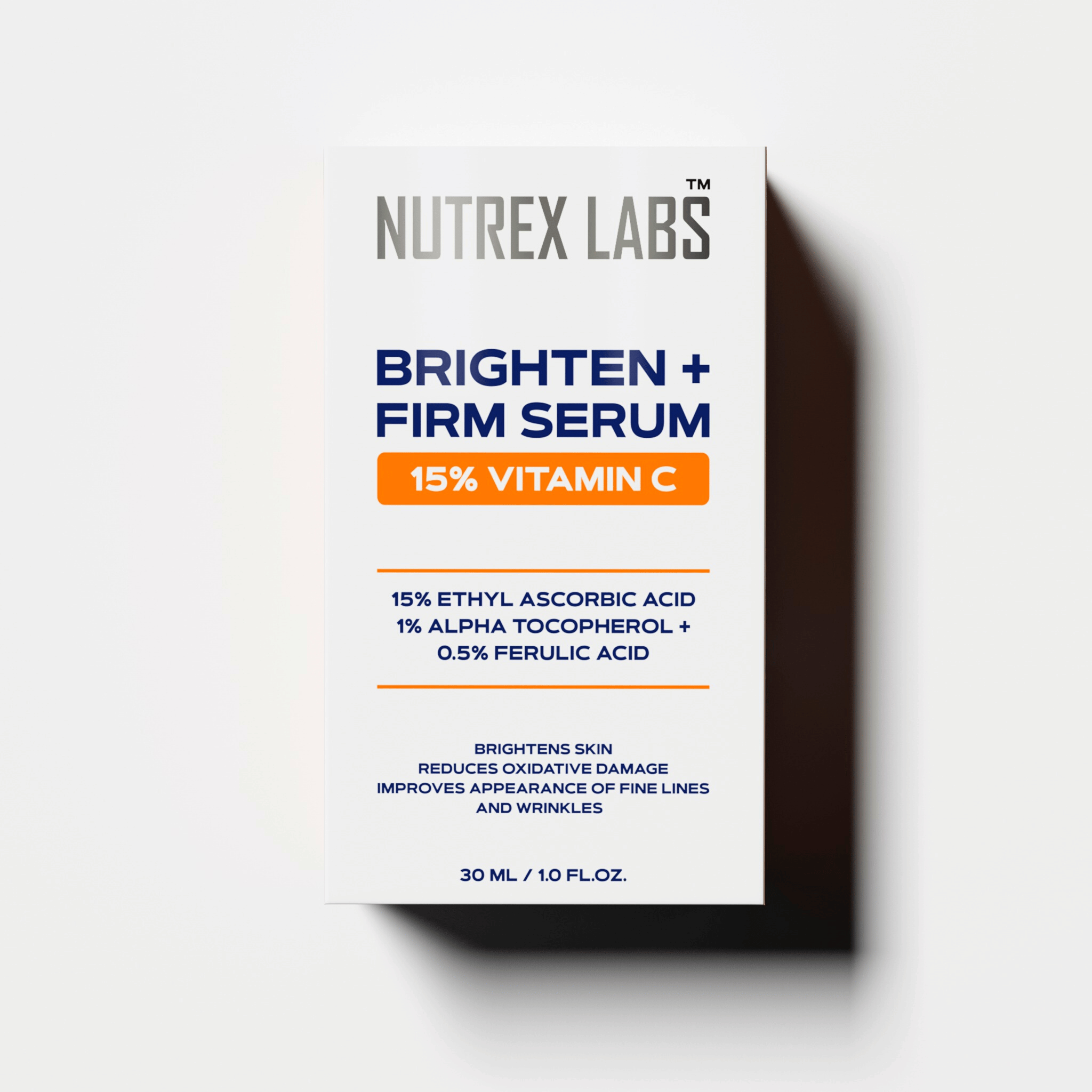 Nutrax Lab Brighten + Firm 15% Vitamin C Serum