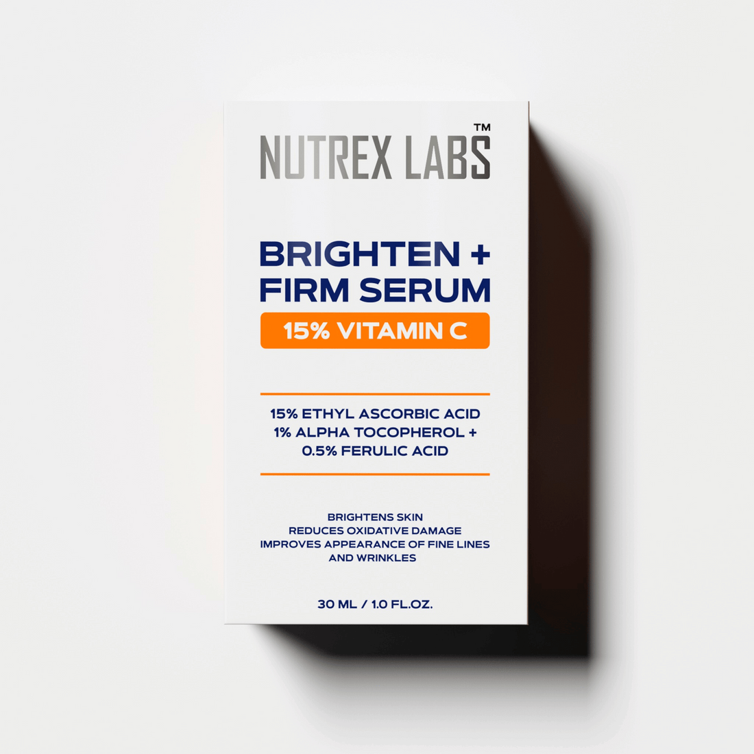 Nutrax Lab Brighten + Firm 15% Vitamin C Serum