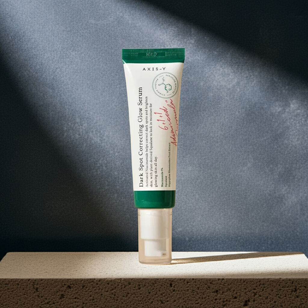 AXIS-Y Dark Spot Correcting Glow Serum 50ml is a must-have in your skincare routine. This best-selling Korean serum has become a favorite among beauty lovers worldwide for its powerful brightening, hydrating, and skin-repairing benefits. Formulated with 5% niacinamide, this serum is designed to fade hyperpigmentation, acne scars, sunspots, and discoloration, while keeping the skin hydrated and radiant.