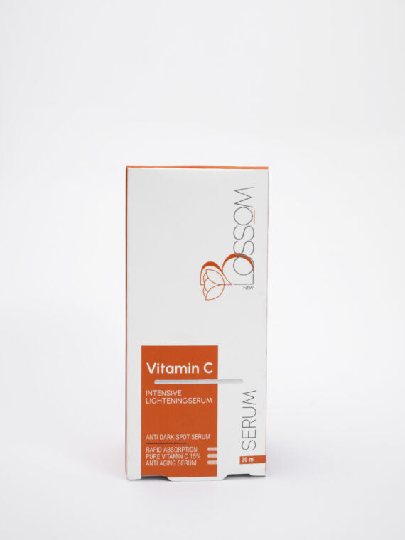 Blossom Vitamin C face serum for dull skin pigmentation and dark spots
