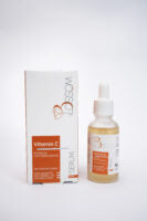 Blossom serum bottle and box for daily skincare routine