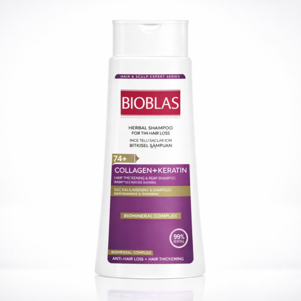 BIOBLAS ANTI HAIR LOSS VOLUME SHAMPOO COLLAGEN+KERATIN 360ML