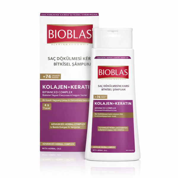 BIOBLAS ANTI HAIR LOSS VOLUME SHAMPOO COLLAGEN+KERATIN 360ML