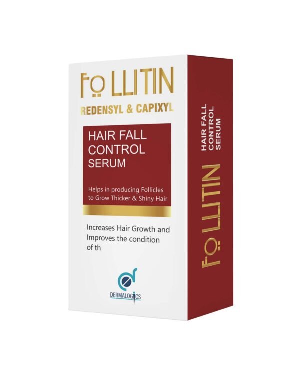 Dermalogics Follitin Hair Fall Control Serum is your ultimate solution for stronger, healthier, and thicker-looking hair. Specially formulated with a blend of herbal extracts, nourishing vitamins, and dermatologist-tested active ingredients, this anti-hair loss serum Dermalogics is designed to target the root causes of hair fall and promote natural regrowth.