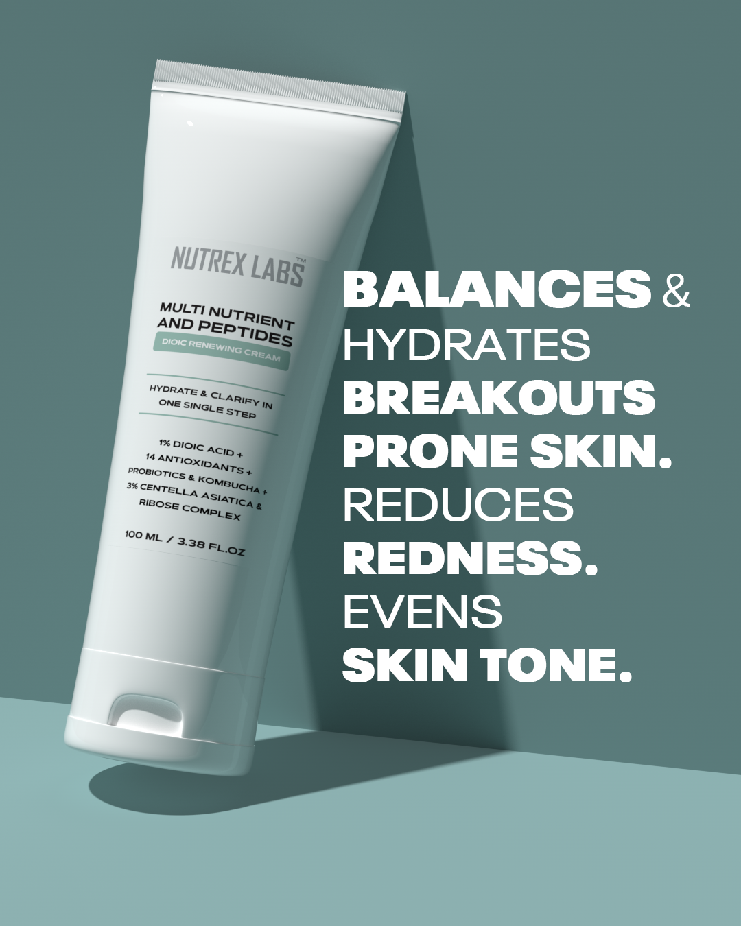 Nutrax Lab Multi Nutrient and Peptides Dioic Renewing Cream