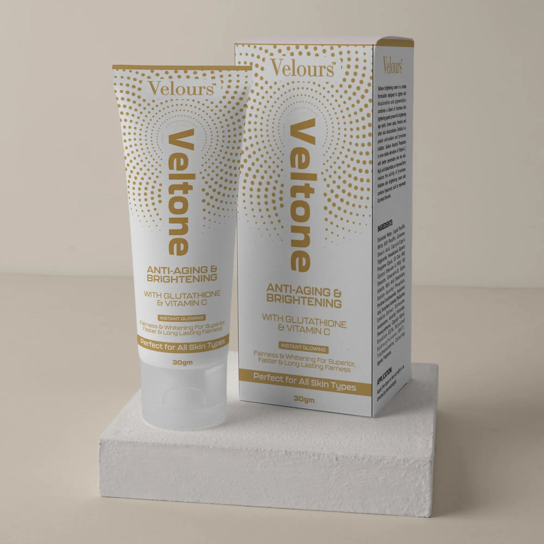 Velours Veltone Anti-Aging Cream 30g for fine line and glow care