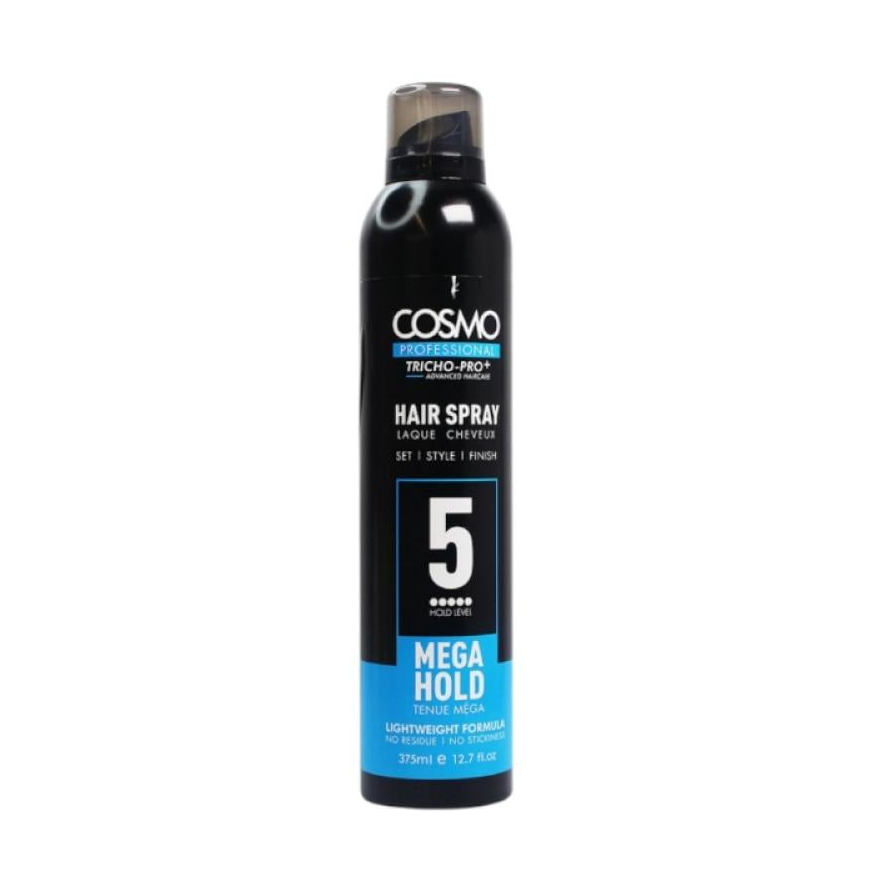 Cosmo Professional Hair Spray 5 Hold Level Mega Hold 375ml