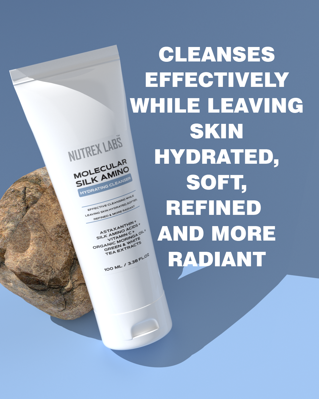 Nutrax Lab Molecular Silk Amino Hydrating Cleanser