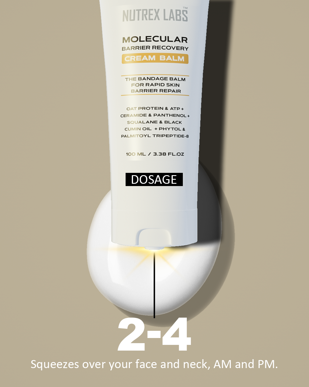 Nutrax Lab Molecular Barrier Recovery Cream Balm