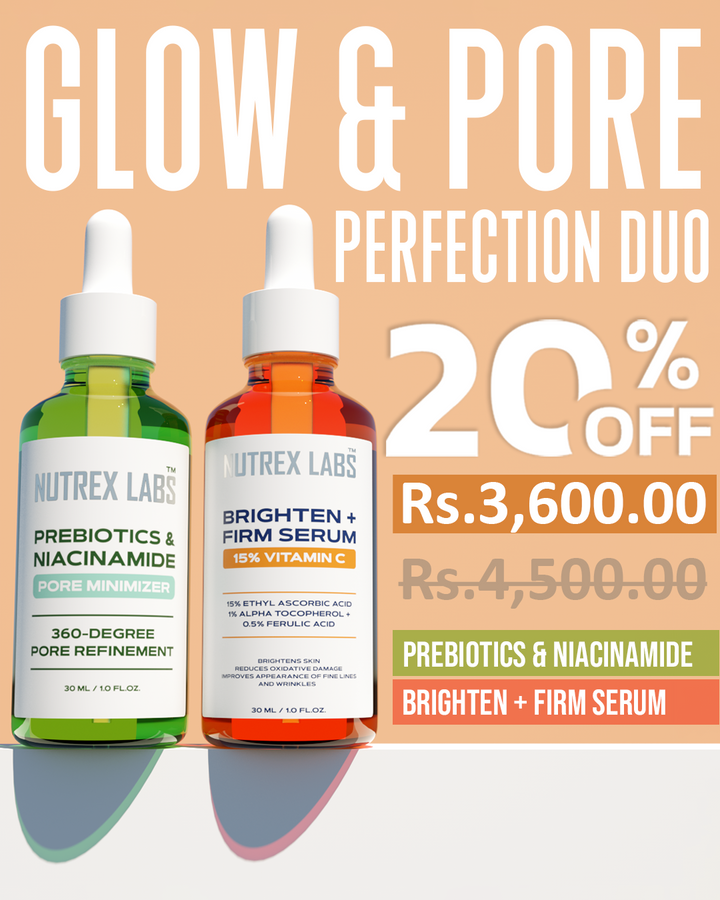 Nutrax Lab Glow & Pore Perfection Duo – Vitamin C and Niacinamide